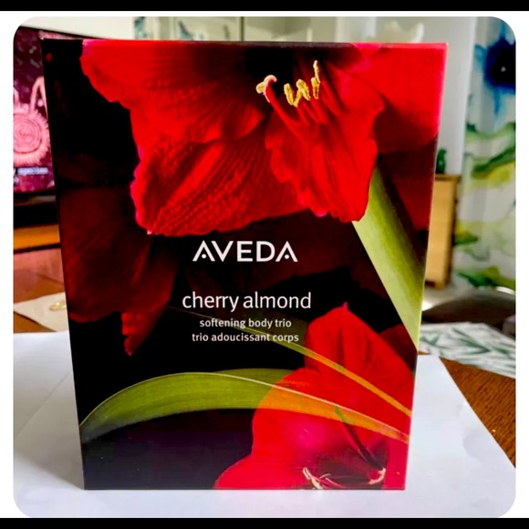 AVEDA Other - Aveda Cherry Almond Set Body Softening Trio scrub, hand & body lotions NEW